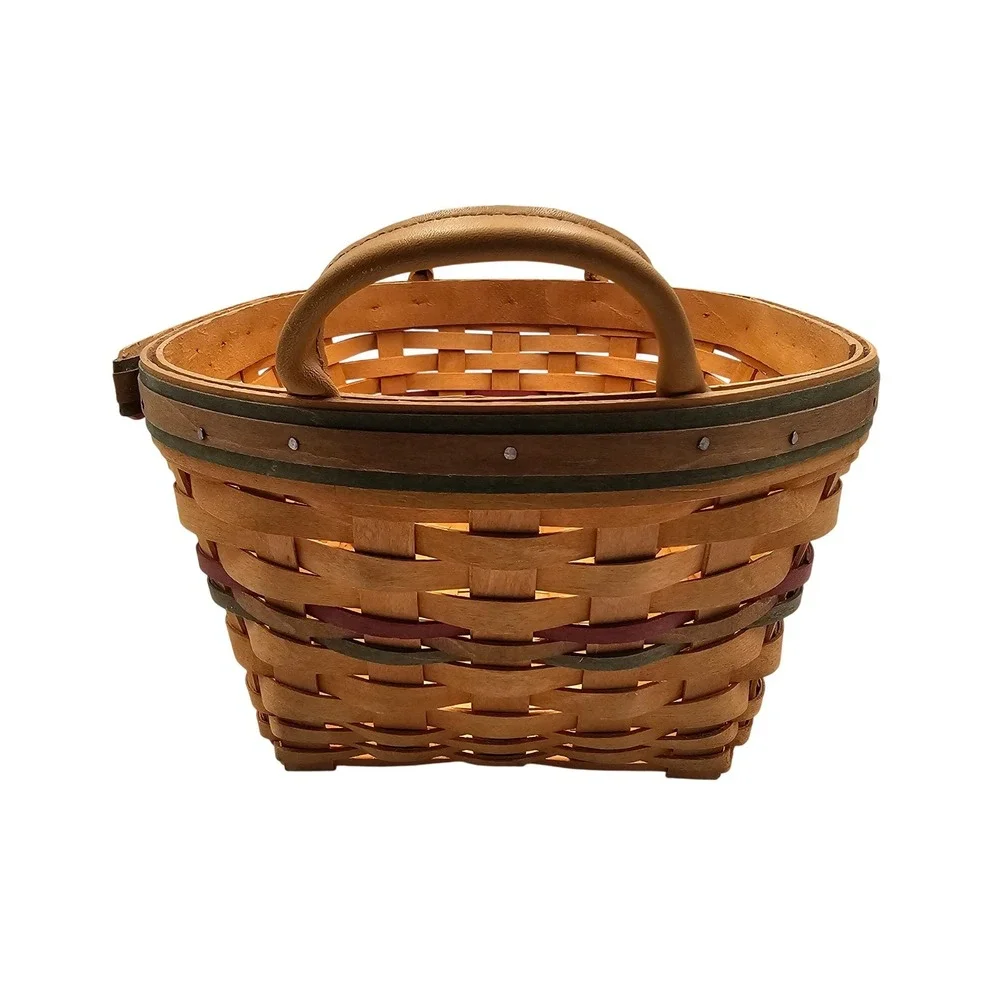 Longaberger Basket Set Autumn Reflections Liner Plastic Protector 2001